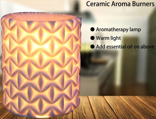 Ceramic Electric Oil Burner Geometric