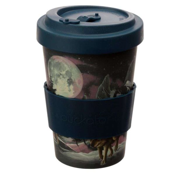 Wolf Biodegradable Travel Mug - Image 2