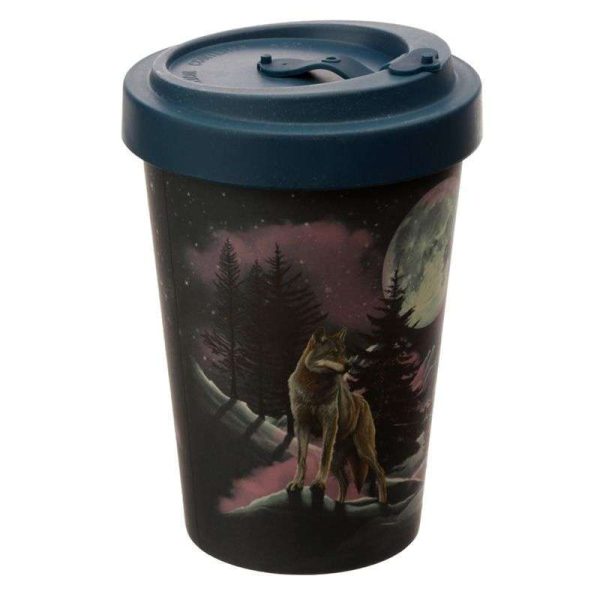 Wolf Biodegradable Travel Mug - Image 5