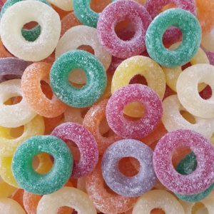 Rainbow Confectionery Fruit Rings