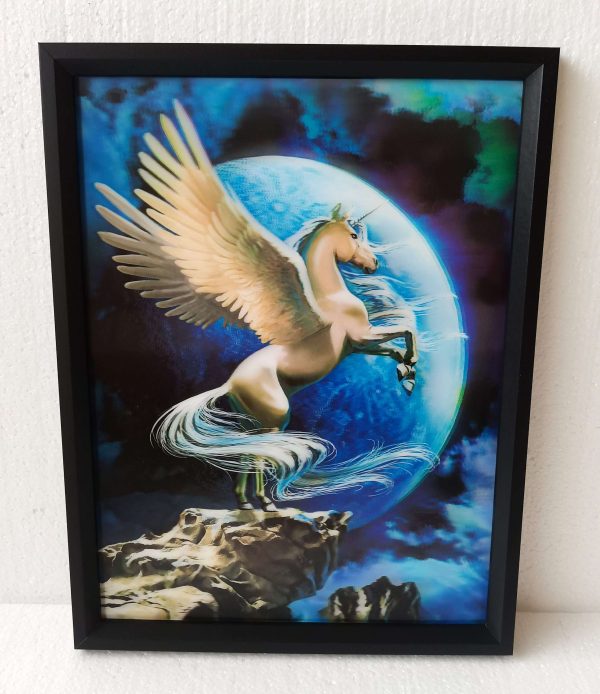 3D Unicorn Pegasus 30x40CM