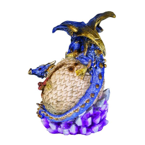 Dragons on Egg with crystal - Image 3