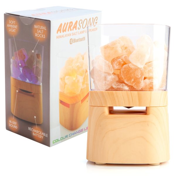 Aura Song Himalayan Salt Lamp & Speaker