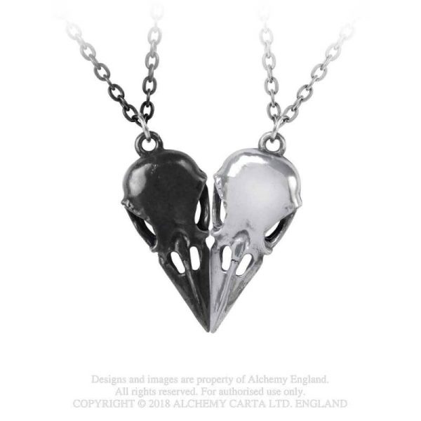 COEUR CRANE - COUPLE'S FRIENDSHIP NECKLACE - Alchemy UK