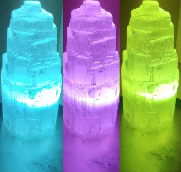 Selenite Wellness LED Lamp USB 5cm